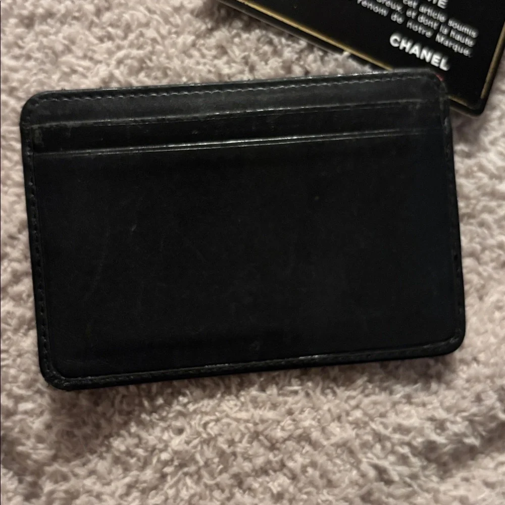 Chanel Black Quilted Lambskin Ligne Cambon Card Holder - Picture 3 of 14